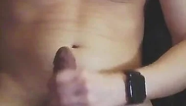 Young Guy Masturbating and Cum