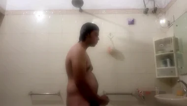 Young Desi Twink Gets Hard in the Shower