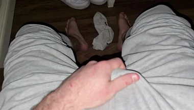 Big Load of Cum in Sweaty Socks - Follow Me