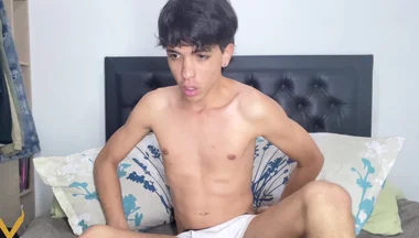 Isak Just Showing off His Thick Cock and Exploding with Pleasure