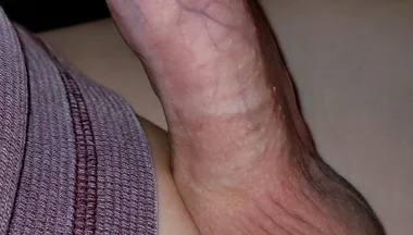 My Veiny Phimosis Virgin Cock Desperate to Leak Cum on Its Own (no Hands)