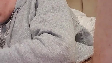 Skinny Lad Messing with Floppy Cock