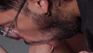 Bearded Stud Deepthroats My Cock, Gets Facefucked & Swallows Load