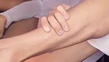Femboy Puta Gigi Kneels Down and Sucks the Xxl Cock of the Brunette Before He Destroys Her Ass
