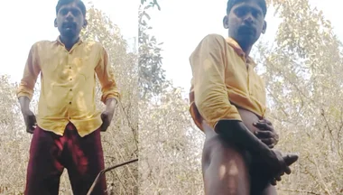 Rajesh Playboy 993 Outdoor Masturbating Big Cock and Cumming. Spanking Butt Stroking Cumshot