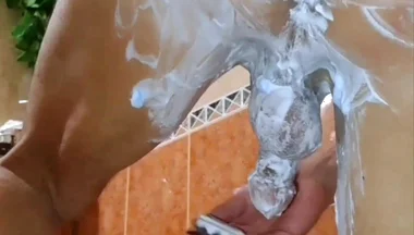 Shaving Balls and Ass