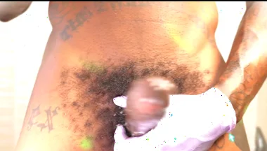 Big Black Cock Hallelujah Johnson Living Masturbating Cumshot