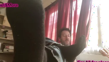 Fer Smoking in Black Socks