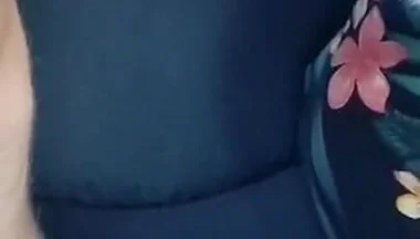 An 18-year-old Passing Teenager Sucked All the Cum Out of His Stepdad's Cock Right on the Street Near the River