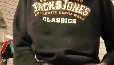 Wanking My Big Hard Dick and Smoking