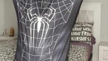 My Big Cock Dont Need Touch to Cum! Spiderman Cums