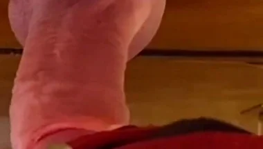 Thick Stepdaddy Cock Gets Tongue & Lip Worship - First Load Too Early Down the Throat, Second in Cum Glass