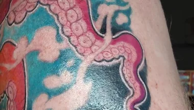 My Octopus Tattoo Is Finished! I Love It!