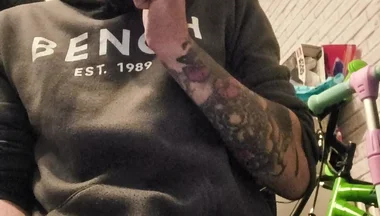 Masturbating My Big Hard Dick and Smoking