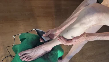 Trimming My Legs and Trying on a Tight Dress