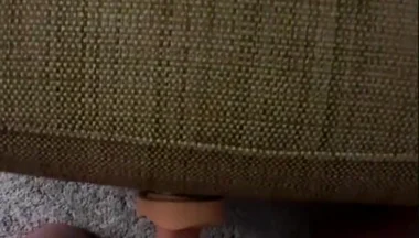 Fucking the Hot Toy in Between Cushions, Feels Like Real Wet Pussy