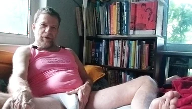 Library Training with Feet and Cum Countdown