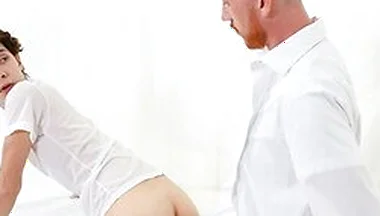 President Brody Kayman Sticks His Massive Cock Deep Inside Mormon Boy Sam Ledger