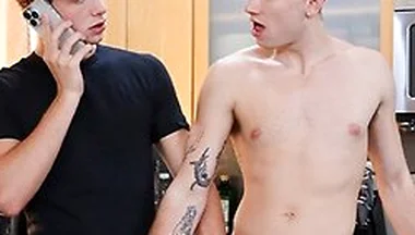 Stepbrothers Sultry Invasion: The Innocent Gamers Deepthroat Surprise With Eric Charming, Logan Cross And Jack Hunter