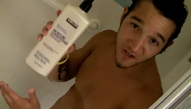 Shower Stroking Jock Jizzy