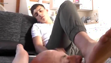 German teen boys socks and feet
