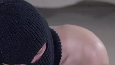 Masked Thief Sloppy Deepthroat & Swallows My Load