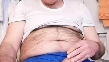 I Jerk off My Hairy Ass and Jerk My Hard Cock!
