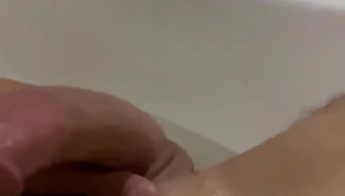 Rock Hard Cock Jerked off