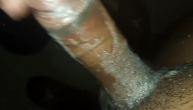 Slim Man Masturbates in His Mother-in-law's Shower While There Is No One at Home