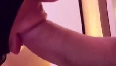 Young Guy with Super Long Cock Face-fucks My Throat Until He Cums