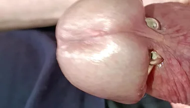 Mature Man's Veined Cock Masturbation