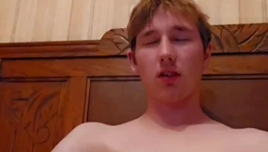 The 18 Year Old Guy Jerks off and It Feels Good