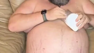 Relaxing with a Cold One and a Hot Cock