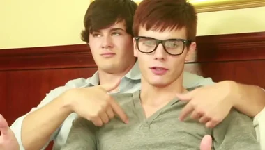 Twink Cock Riding Action With Anal Fun After Cock Sucking - Bryce Christiansen And Calvin Michaels
