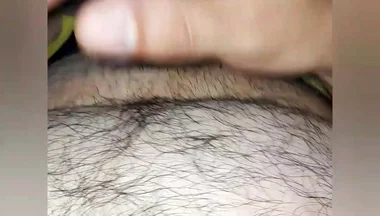 Hot Masturbation and Cumming in a Transparent Jockstrap