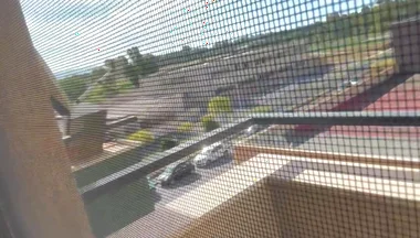 Too Cum From Balcony Almost Caught by Neighbors
