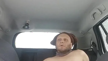 Back Seat of the Car in Parking Slot