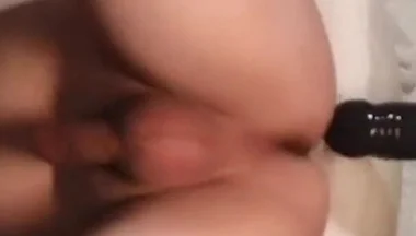 Muscular Asian Hunk Flexes & Fucks His Ass with a Thick Dildo: Missionary to Doggy Anal Orgasm and Massive Cumshot