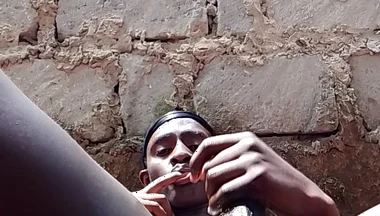 Twink with a Big Black Dick Jerks off in a Hot Vedio Out in Public as Neighbours Watch