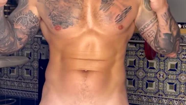 My Big Cock Boxing and Cum at Same Time