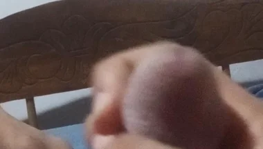 Man Lying Down Masturbates While His Neighbor Is Softening with His Wife