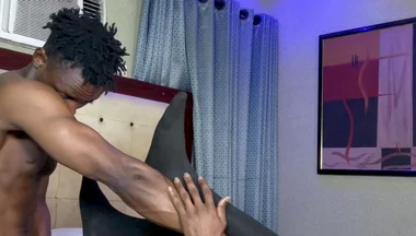 Little Black Trying Hard to Take My Dick After Long Days