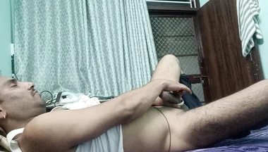 Indian Desi Man Sex and Show Shower Shoe and Masterbation