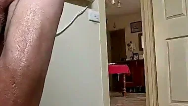 Doing a Little Excercise and Cum