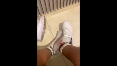 Walking Through the City of Cartagena and Then You Sit Down to Adore My Big Feet as I Deserve