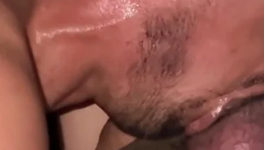 Deepthroating Him While His Man Watches
