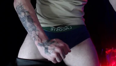 Rubbing a Cock in Underwear