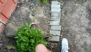 Risky! I Play on the Street with My Dick