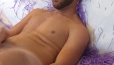 Twink Using Inflatable Anal Plug