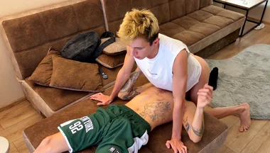 Part 2 Guy Sucks His Friend's Big and Takes It Inside